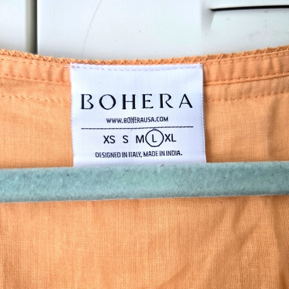 Bohera Miralee Golden Tiered Maxi Dress  Size Large - Picture 9 of 13